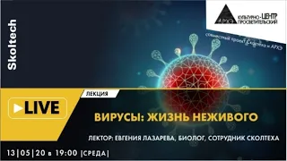 Онлайн-лекция "Вирусы: жизнь неживого" в рамках проекта "Сколтех в Архэ"