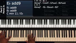 Psalms 42 (Live) Tori Kelly ft. Kirk Franklin Piano Tutorial Part 3