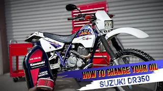 How To: Oil Change for Suzuki DR350 (EASY!)