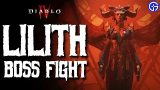 Lilith Boss Fight Diablo 4 | Necromancer Level 51 + Barbarian Class Level 47 | World Tier 2 Gameplay