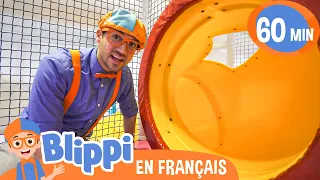 Blippi au parc de jeux couvert | Blippi en français | Vidéos éducatives pour enfants