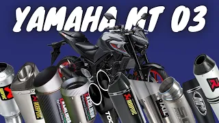 เสียงท่อ YAMAHA MT03 (exhaust sound)