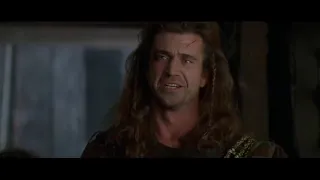 Braveheart 1995 Dispute. William's speech. Conversation with Robert Bruce