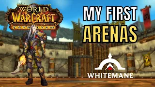 The FIRST DAY of ARENAS as RET PALADIN on Whitemane Maelstrom Cataclysm