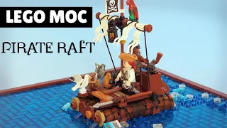 MOC **Building a LEGO PIRATE RAFT ** Build Instructions