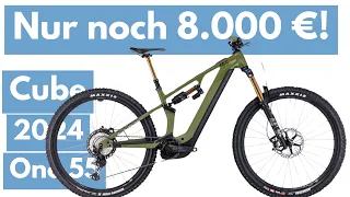 E-BIKE JETZT NUR NOCH 8.000,- €! 💰 Cube Stereo Hybrid One 55 TM. Das jedermann-Fully Edel MTB.