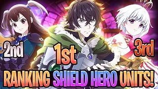 Ranking *SHIELD HERO COLLAB* Characters Best To Worst! UPDATED 2024! (Tier List) 7DS Grand Cross