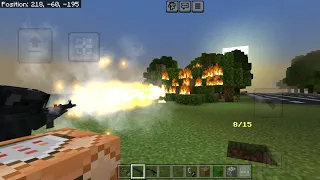 Riveter "Dragon Breath" Shotgun Shell Testing For Minecraft BE 1.20+ [MC BE/MC PE]