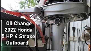 How to Change the Oil for a 2022 Honda 5hp 4 Stroke Outboard | Easy Step-by-Step Guide