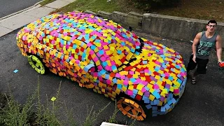 STICKY NOTES CAR PRANK