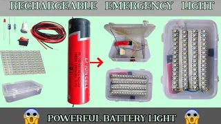 @How To Make A Powerful Emergency Light Homemade #Rechargeable Emergency Light||With #Simple Process