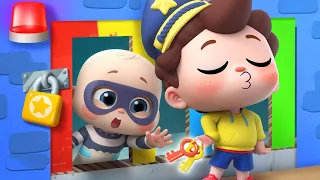 Little Police Chases Thief | Policeman Neo | Police Car | Kids Songs | Learn Colors | BabyBus