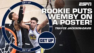 🚨 WAKE-UP CALL 🚨 Trayce Jackson-Davis POSTERIZES Victor Wembanyama 🤯 | Get Up