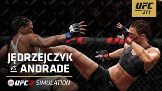 UFC 211 | EA SPORTS UFC 2 Simulation – Jedrzejczyk vs Andrade