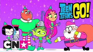 Малки титани: В готовност! | Всички специални Коледни епизоди | Cartoon Network