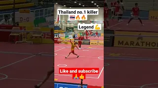 Thailand no.1 killer king's cup viral video #trending #viral #thailand #sepaktakraw #kingscup2022