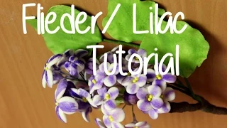 Flieder aus Blütenpaste I Gumpaste Lilac -Tutorial I Zucker I Fondant I Tortendekoration
