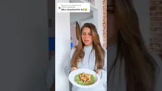 Tia Rute fez uma salada de coração pro Levi 💚🥗 - Tia Rute comidas divertidas 🍛❤️