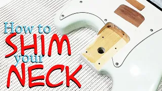 How to Shim a Bass Guitar Neck.