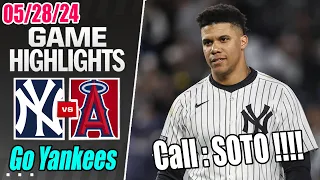 New York Yankees vs Los Angeles Angels (Highlights TODAY) May 28, 2024 | Go Yankees ! SOTO RUN !