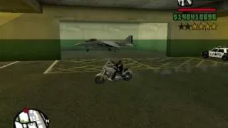 GTA: San Andreas: Hydra in Las Venturas Cop Station??!