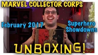 UNBOXING! Marvel Collector Corps - Superhero Showdown - February 2017