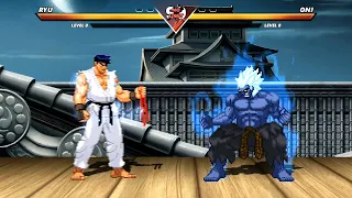 ICE POWER RYU vs ONI - Highest Level Insane Fight!