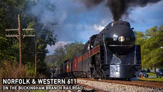 First Look! Norfolk & Western 611 Returns to Mainline Excursions