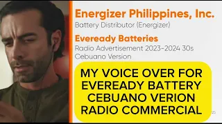 EVEREADY BATTERY RADIO COMMERCIAL VOICE OVER Cebuano version | DJ SHERWIN VOICE