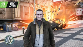 Destroying my RTX 4090 with 8K Resolution Gameplay of GTA IV - iCEnhancer 4 & RevIVe