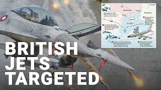 Russian fighter targets RAF spy plane