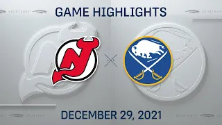 NHL Highlights | Devils vs. Sabres - Dec. 29, 2021