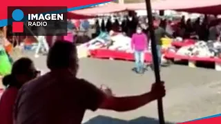 Un muerto y un lesionado luego del enfrentamiento en tianguis de Cuautitlán Izcalli, Edomex