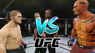 Khabib Nurmagomedov vs. WILD TIGER | EA Sports UFC 3 - K1 Rules