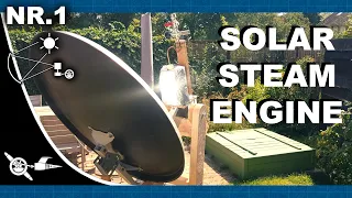 Solar steam engine #1