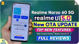 Realme Narzo 60 5g New realme Ui 5.0 Update - New Control Center | Realme Narzo 60 5g New Update