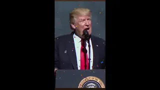 Trump singing happy birthday to Joe Biden