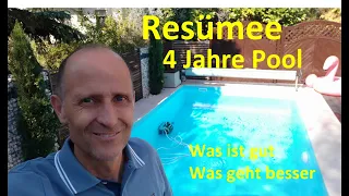 Ehrliches Resümee nach 4 Jahren Pool!