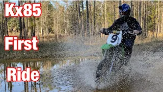 Kx85 2 stroke first ride