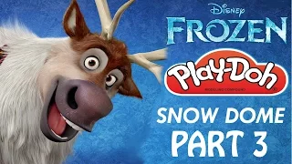 Play-Doh Frozen Snow Dome Playset Part 3 - How to Make Sven