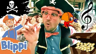 Blippi Pirate Life Song | Educational Songs For Kids