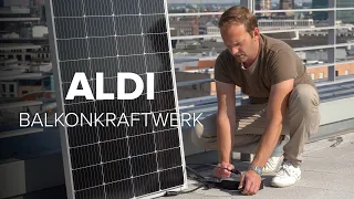 Balkonkraftwerk von Aldi im Test:  Watt ist das denn?