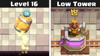 LEVEL 16 GOBLIN BARREL vs TRAINER - Clash Royale