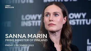 An Address by Sanna Marin, Prime Minister of Finland