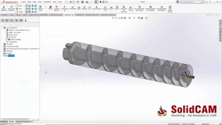 SolidCAM - 4°eixo (Screw)