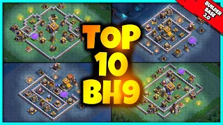 New Best Bh9 base link Trophy Base (Top10) With Link in Clash of Clans - builder hall 9 base 2.0