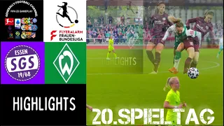 SV Werder Bremen vs SGS Essen FLYERALARM FRAUEN-BUNDESLIGA 20.Spieltag Highlights