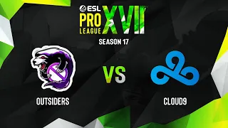 Outsiders vs Cloud9 | Map 3 Ancient | ESL Pro League Season 17