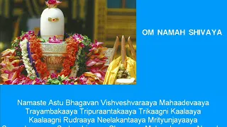 Powerful Shiva Chant - Namaste Astu Bhagavan (108 Times)