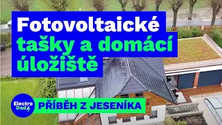 Fovoltaické tašky + domácí úložiště energie české výroby | Electro Dad # 228